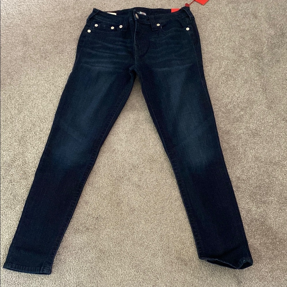 True Religion Midnight Blue Skinny Jeans Modern Fit